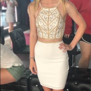 Gorgeous white Homecoming dress
